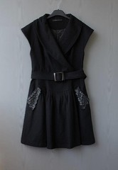 Women Marc Jacobs Dress Black Wool M