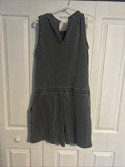 Thread & Supply Womens Large Gray Sleeveless Dress Casual V Neck NWT