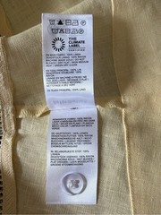 NEW Reformation Everett Linen Midi Dress Ray of Light Yellow | US 2 UK 6