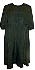 Mennonite Modest Handmade Plus Cape Dress Bust 56&Prime; Waist 48&Prime; Length 49.5 Church