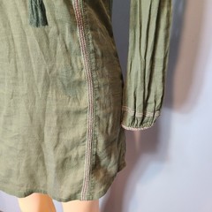 Lucky Brand Olive Green Dress Boho Granola Womens XS NWT Beach Resort Festival
