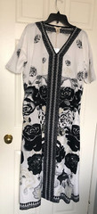 Gypsie Blu Women Kaftan Evening Gown Casual Summer Maxi Sundress / Roses