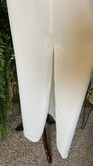 Vtg Rimini by Shaw Beaded Ivory Sheath Evening Gown w Bolero Jacket Formal sz 14