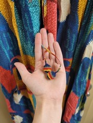 EUC Farm Rio &lsquo;Tuca Maravilha&rsquo; Off-Shoulder Rainbow Tropical Print Maxi Dress -XS