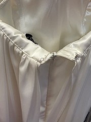 Faviana 6428 Prom/Black Tie/Wedding Chiffon Dress in Ivory Sz 4-RED CARPET STYLE