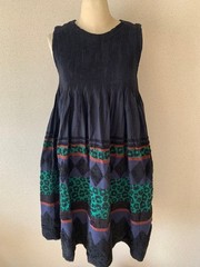 USED JACQUARD DRESS / ME ISSEY MIYAKE FREE SIZE GOOD