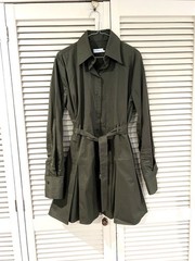 Flattering SCANLAN THEODORE Cotton Shirt Dress – size 10