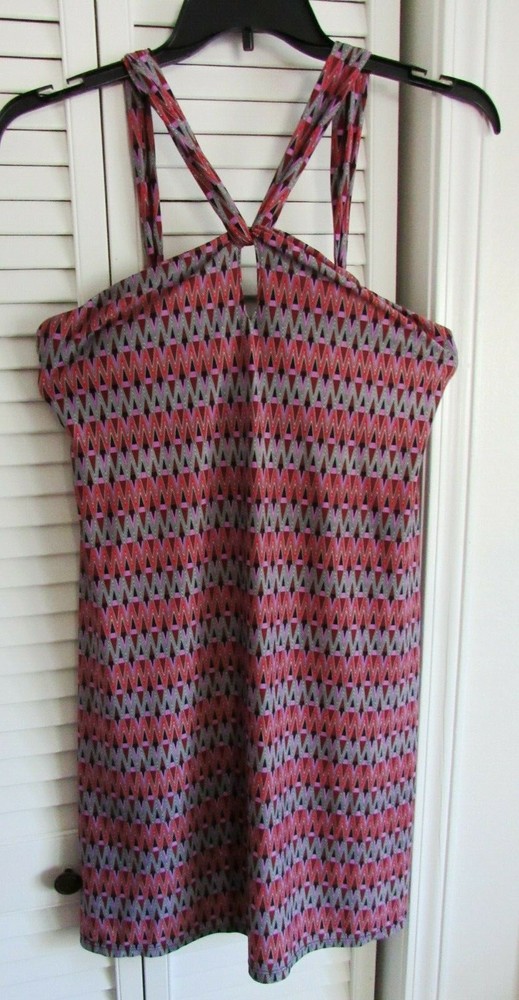 ATHLETA SUPER STRETCH ADJUSTABLE STRAP SUMMER DRESS SIZE MEDIUM