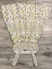 Haute Hippie Style 100% Cotton Midi Lined Dress US Size 6 Tiered Sundress