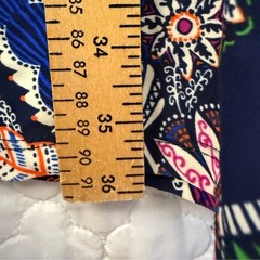 Jude Connally Brynn Fit and Flare Navy Blue Floral Print Dress Size Medium