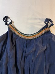IZ Buyer Women’s Navy Blue Beaded Neckline Mini Dress Size L