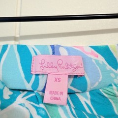 Lilly Pulitzer Laurana Off Shoulder Dress Bennet Blue Celestial Seas XS