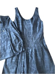 Crea Concept 2pc Dress & Jacket Avant-Garde, Lagenlook, Bubble Hem SZ EU36 US S