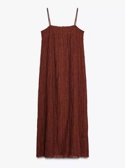 ZARA WOMAN COLLECTION New with tags unused 13 000 yen smocking dress M midi leng