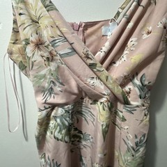 Blue Vanilla Cami Wrap Asymmetric MIDI Dress Pink Size 8 BNWT