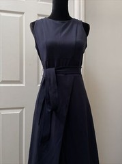 Nannette Solid Spandex Blend Lined🪬Tunic Dress With Belt,Size 4
