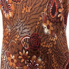 Vintage Y2K Elementz Maxi Dress M Chiffon Sheer Floral Paisley Overlay Ruffle