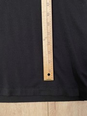 Lou & Grey Rayon Blend Basic Black T-Shirt Dress-Drop Waist-Women&rsquo;s L-Super Soft