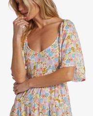 $66 Billabong Women’s Take A Chance Mini Dress Salt Crystal Size M