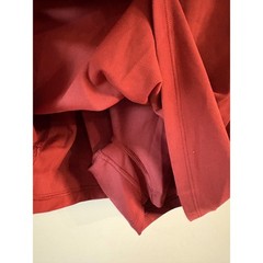 Lululemon Flow Y Dress Red Terracotta Nulu Athletic Tennis Golf Mini Dress Sz M