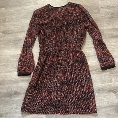 Jade Melody Button Down V neck Front Mini Dress S