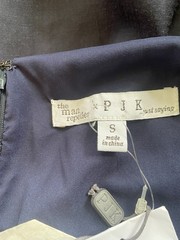 NEW The Man Repeller x PJK Patterson J Kincaid Paris Kramer Dress Small Blue