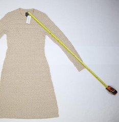 GAP Dress Womens Small Long Sleeve Textured Knit Metallic Wool Blend Pullover