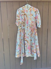 NWT I.N.C. Floral Print Belted Midi Dress Duster Lined Size XXL
