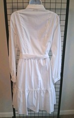 Nanette Lepore Women&rsquo;s Button Up Dress Small Long Sleeve Lightweight Garment