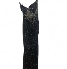 Black rhinestoned Jovani Dress size 000.