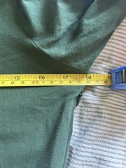COS bottle green cotton Stretch Dress Long Sleeve Knee Length Size M (12-14)