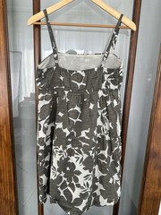 Y2K Old Navy Floral Sleeveless Babydoll Mini Tank Dress Spring Medium Tropical