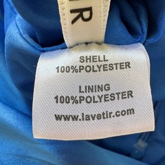 Lavetir Royal Blue Satin Cowl Neck Ruched Waist Evening Gown Size 0-2 Approx