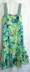 Madison Leigh Multicolored Floral Padded Top Knee Length Sleeveless Dress 12 NWT