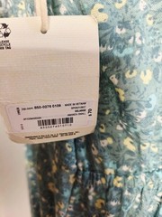 a.n.a Teal, Green & Yellow Floral Ruffled Tie in Back Maxi Dress, Size XXL, NWT