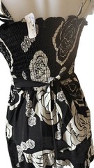 Vietnam Dress Black With Florals Sizes Small To Medium
