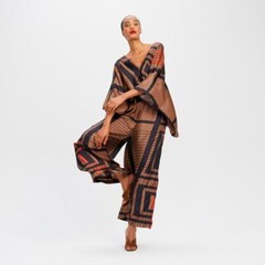 Soft Satin Silk Co-ord Sets, Fancy Kaftan With Pant Set, Night Wear J5638
