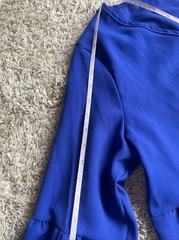 Women’s Large Blue Long Sleeve Dress, Lightweight, Breathable