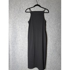 Old Navy Sleeveless Rib Knit Maxi Dress Black Jack Square Neck Medium Capsule