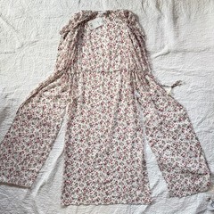 NWT DR2 Garden Party Ditsy Floral Sheer Dress Duster Cardigan Size S Cottagecore