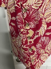 Lilly Pulitzer Beautiful Floral Shift Dress MIDI Sz S 34 Bust Rayon Stretch EUC