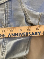 Denim Dress Button Front Mini Junior Size Medium Fits Like Small Gift
