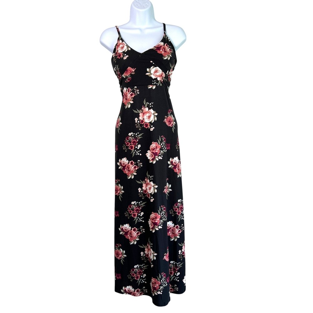 J for JUSTIFY Y2K Babydoll Maxi Dress Size L Whimsigoth Cottage Boho Indie