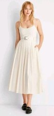 Future Collective™ Reese Blutstein Size 8 Women&rsquo;s Belt Buckle Pleated Midi Dress