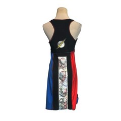 Styles Ever After Super Heroes patch work tank mini dress size Small