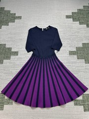 Ted Baker Dress Womens 1 Us 2 Blue Purple Blouson