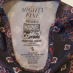 Mighty Fine Marvel Comics Captain America Sleeveless Skater Dress Size Small