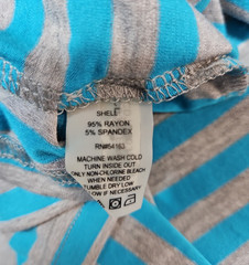 Calvin Klein Womens Blue Gray Striped Sleeveless Maxi Dress Size 4 NWT