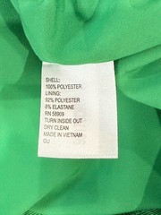 Antonio Melani The Nat Note Leonor Moire Sleeveless Jeweled Mini Dress Green SZ8