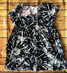 LulaRoe Heidi Dress Blue Tie Dye NWT Medium